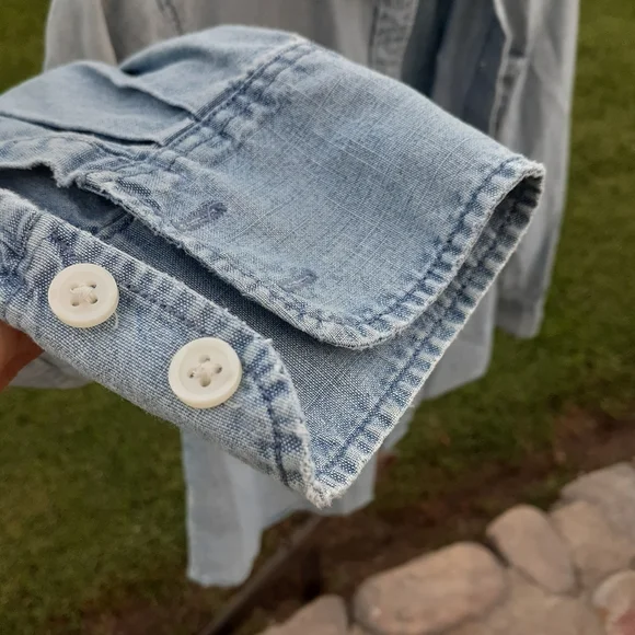 J Crew chambray shirt - Picture 4 of 5